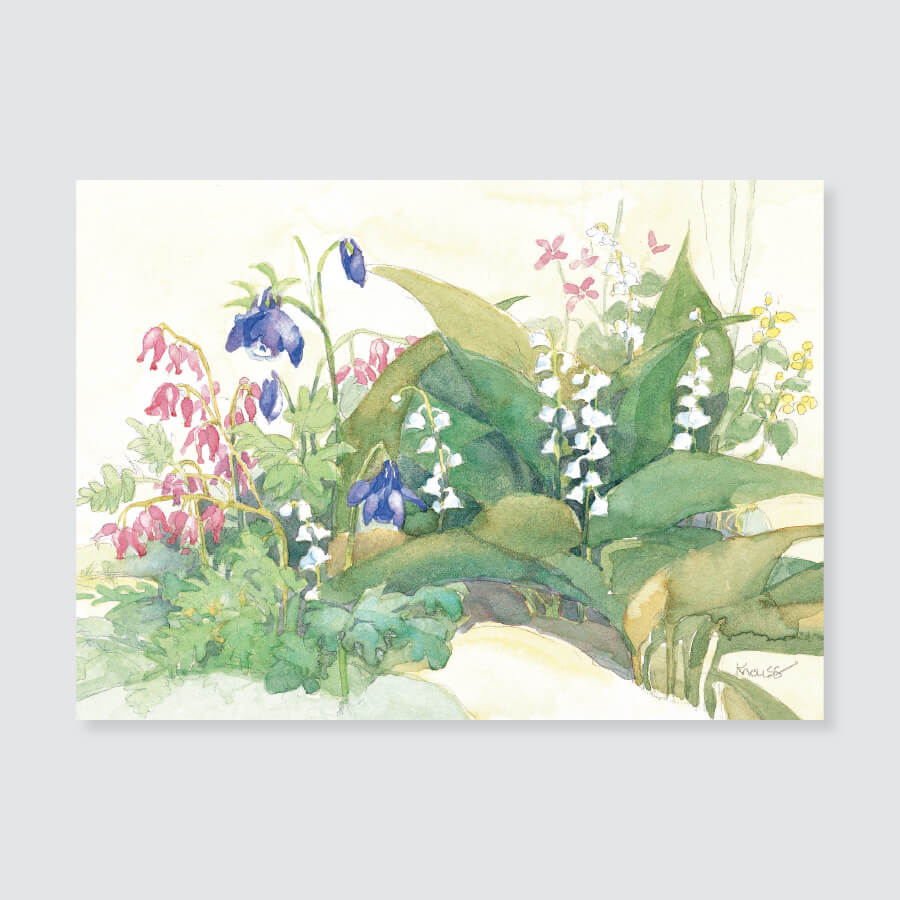134 lilies of the valley note card