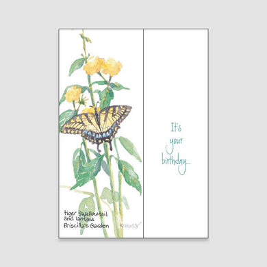 140BC Swallowtail birthday card
