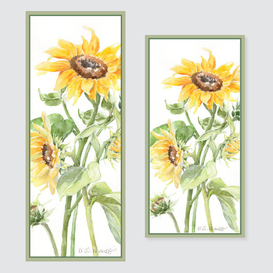 201B sunflowers banner