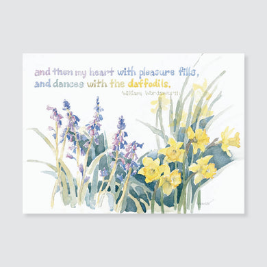 153 daffodil note card / mini-note card
