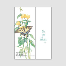 140BC Swallowtail birthday card