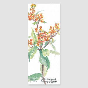 157B butterfly weed bookmark