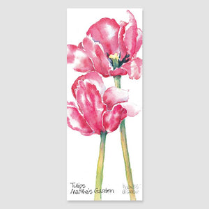 184B tulips bookmark