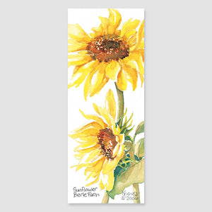 187B sunflower bookmark