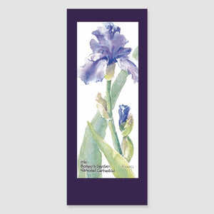 158BMC iris bookmark card